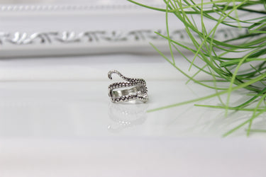 octopus motiv silber ring