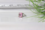 ring mit schön große rose stein