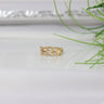 ring mit blatt motiv