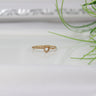 Ring mit bogen-herz, kinderschmuck