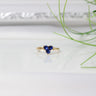 ring mit drei steinform