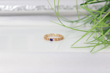 ring mit blau stein, kinderschmuck
