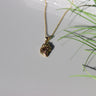 Eleganter Damen Marine-Stil Halskette mit 14K Gold und Zirkon