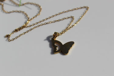 Einfacher Stil Schmetterling Edelstahl Damen Halskette - Modischer Schmuck