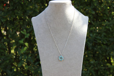 Einfacher Stil Schneeflocke Imitat Diamant Legierung Strass Silber überzogene Damen Anhänger Halskette