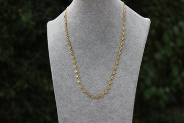 Modernes Herz-Design: Gepflegter Casual Style mit  Gold-plattiertem Titanstahl-Halskette
