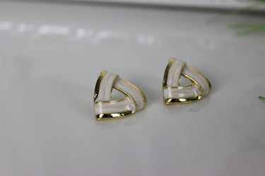 Moderne & Einfache Stil Blumen-Bogen-Knoten Ohrstecker für Damen